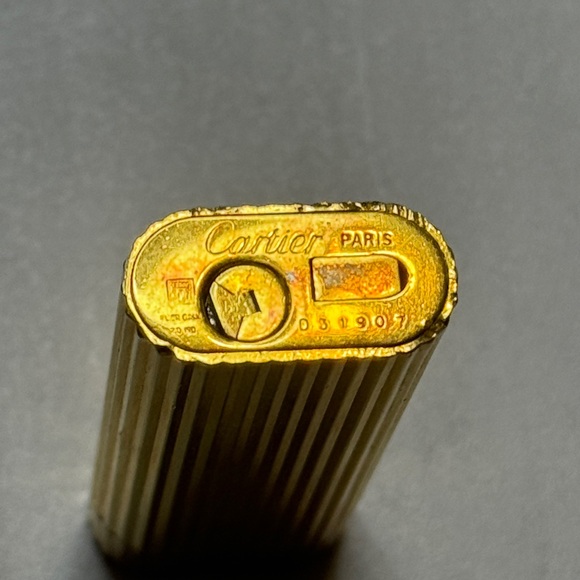 Vintage🔥Cartier🔥Gold Plated Textured Lighter - Picture 8 of 10